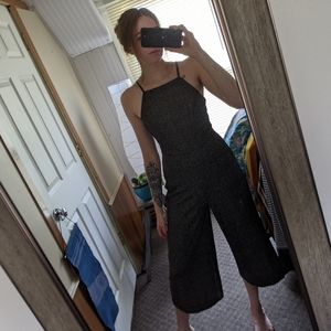 Black sparkly jumpsuit